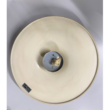 LAMPADA PARETE SOFFITTO Stilnovo DISCO DESIGN G. Gorgoni METALLO BIANCO ø 39cm