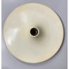 LAMPADA SOFFITTO PARETE Stilnovo DISCO DESIGN G. Gorgoni METALLO BIANCO ø 39cm