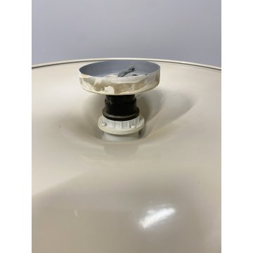 LAMPADA WALL CEILING LAMP Stilnovo DISCO DESIGN G. Gorgoni METALLO BIANCO ø 39cm