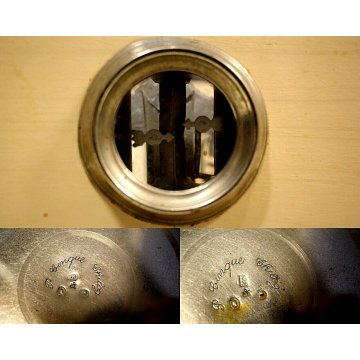 ANTICA BILANCIA 2 PIATTI CUCINA NEGOZIO PESA MARMO LEGNO FERRO Set 10 PESI '900