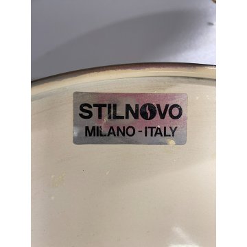 LAMPADA DISCO WALL CEILING LAMP Stilnovo DESIGN G. Gorgoni METALLO BIANCO ø 39cm