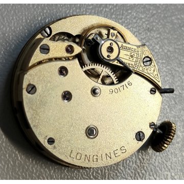 MOVIMENTO OROLOGIO TASCA POLSO Longines MECCANICO epoca 900 WATCH dial ø 26 mm