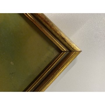 ANTICO QUADRO DIPINTO OLIO G. Viganò PAESAGGIO FLUVIALE PONTE CHIESA BORGO 900