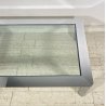 TAVOLINO SALOTTO Sergio Mazza ANNI 70 Cinova ACCIAIO CROMATO VETRO TABLE DESIGN