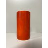 VASO CERAMICA CILINDRICO DESIGN Richard Ginori  ARANCIONE ø 8 x 15,5 cm/h '70s