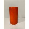 VASO CERAMICA CILINDRICO DESIGN Richard Ginori  ARANCIONE ø 8 x 15,5 cm/h '70s