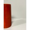 VASO CERAMICA CILINDRICO DESIGN Richard Ginori  ARANCIONE ø 8 x 15,5 cm/h '70s