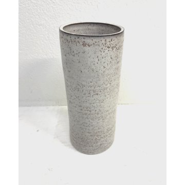 VASO CILINDRICO GRES CERAMICA Nove DESIGN Alessio Tasca MINIMALISTA 26,5cm/h '70