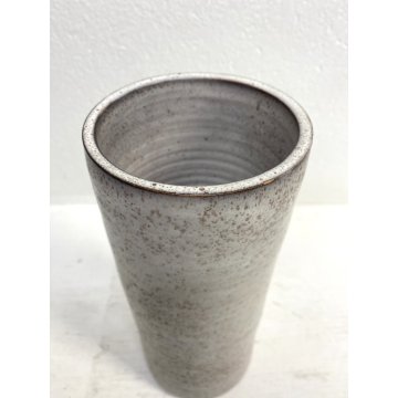 VASO CILINDRICO GRES CERAMICA Nove DESIGN Alessio Tasca MINIMALISTA 26,5cm/h '70