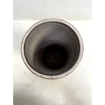 VASO CILINDRICO GRES CERAMICA Nove DESIGN Alessio Tasca MINIMALISTA 26,5cm/h '70