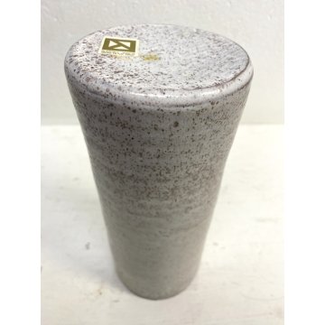 VASO CILINDRICO GRES CERAMICA Nove DESIGN Alessio Tasca MINIMALISTA 26,5cm/h '70