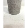 VASO CILINDRICO GRES CERAMICA Nove DESIGN Alessio Tasca MINIMALISTA 26,5cm/h '70
