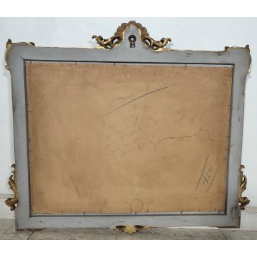 ANTICO QUADRO DIPINTO ACQUERELLO G. Lentini EPOCA 1937 NATURA MORTA vaso fiori