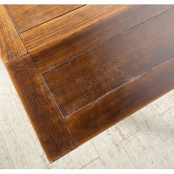 ANTICO TAVOLO PRANZO ALLUNGABILE A TIRO LEGNO 1800 LUIGI FILIPPO TABLE ROCCHETTO