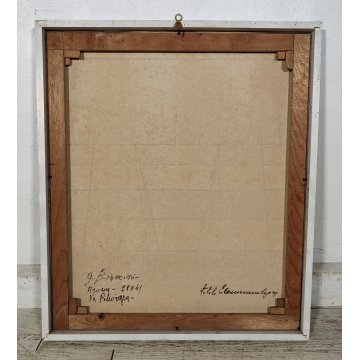 QUADRO ASTRATTO DESIGN Josuè Biancini ARONA Totale Eco Umanologia ACRILICO TELA