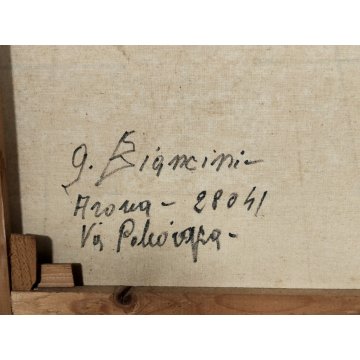 QUADRO ASTRATTO DESIGN Josuè Biancini ARONA Totale Eco Umanologia ACRILICO TELA