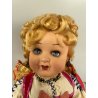 grande ANTICA BAMBOLA COSTUME folclore PORTOGALLO h 50 cm FOLK DOLL Poupé