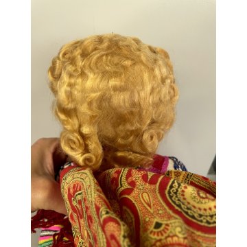 grande ANTICA BAMBOLA COSTUME folclore PORTOGALLO h 50 cm FOLK DOLL Poupé