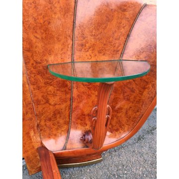 ANTICO LETTO MATRIONIALE Art Déco RADICA 1950 DESIGN Osvaldo Borsani 2 COMODINI