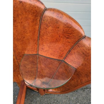 ANTICO LETTO MATRIONIALE Art Déco RADICA 1950 DESIGN Osvaldo Borsani 2 COMODINI