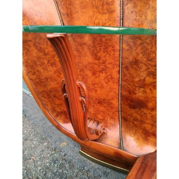 ANTICO LETTO MATRIONIALE Art Déco RADICA 1950 DESIGN Osvaldo Borsani 2 COMODINI