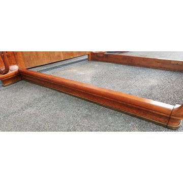 ANTICO LETTO MATRIONIALE Art Déco RADICA 1950 DESIGN Osvaldo Borsani 2 COMODINI