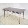 ANTICO TAVOLO SCRITTOIO PALISSANDRO SCRIVANIA FERRO DESIGN ANNI 70 TABLE SALA