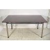 ANTICO TAVOLO SCRITTOIO PALISSANDRO SCRIVANIA FERRO DESIGN ANNI 70 TABLE SALA
