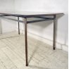 ANTICO TAVOLO SCRITTOIO PALISSANDRO SCRIVANIA FERRO DESIGN ANNI 70 TABLE SALA