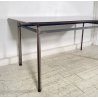 ANTICO TAVOLO SCRITTOIO PALISSANDRO SCRIVANIA FERRO DESIGN ANNI 70 TABLE SALA