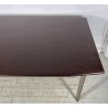 ANTICO TAVOLO SCRITTOIO PALISSANDRO SCRIVANIA FERRO DESIGN ANNI 70 TABLE SALA