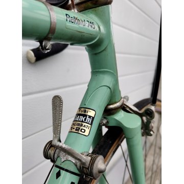 ANTICA BICICLETTA CORSA Bianchi Rekord SPILLO 745 00.4.18 Campagnolo CERCHI 28''