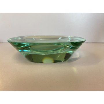 SVUOTA TASCHE BOWL CRISTALLO MOLATO FONTANA ARTE FIRMATA 'FX' 1950's