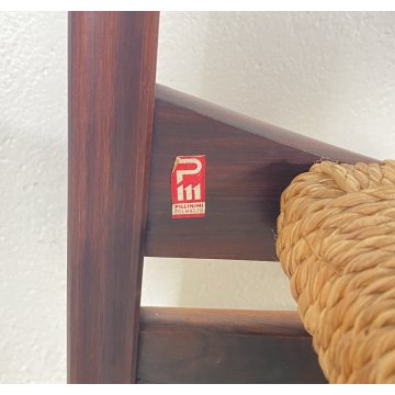 LOTTO 6 SEDIA DESIGN Franco Bettonica PER Pillinini ANNI 60/70 LEGNO MADE ITALY