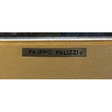 ANTICO QUADRO DIPINTO Filippo Palizzi RITRATTO GIOVANE DONNA LEGGE NAPOLI '800