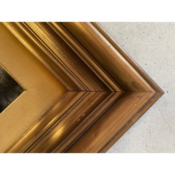 ANTICO QUADRO DIPINTO Filippo Palizzi RITRATTO GIOVANE DONNA LEGGE NAPOLI '800