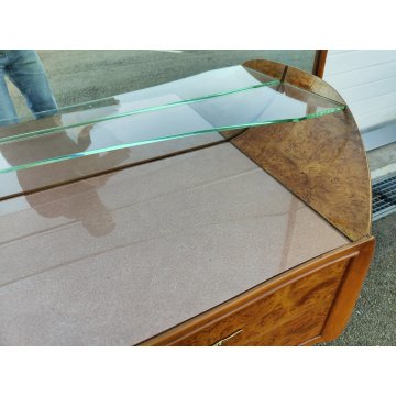 ANTICA CASSETTIERA MOBILE SPECCHIERA Art Déco RADICA 1950 DESIGN Osvaldo Borsani