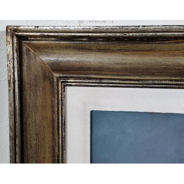 ANTICO QUADRO DIPINTO Alfredo D'Angelo 1976 PAESAGGIO Mazzorbo LAGUNA Venezia