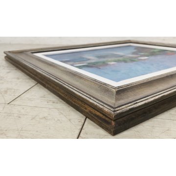 ANTICO QUADRO DIPINTO Alfredo D'Angelo 1976 PAESAGGIO Mazzorbo LAGUNA Venezia