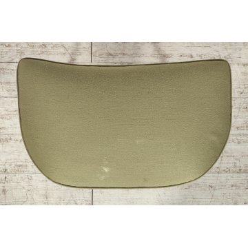 ANTICO SET SALOTTO Verde Oliva 2 POLTRONE CONCHIGLIA + POUF epoca 900 legno SALA