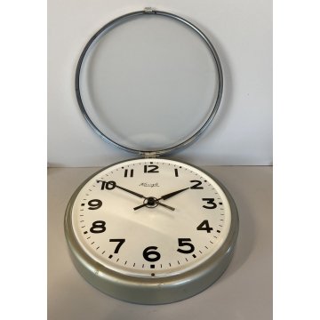 RARO OROLOGIO da PARETE INDUSTRIALE Elettromeccanico Kienzle ø 32cm NON FUNZIONA