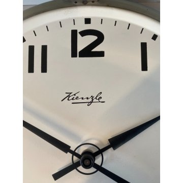 RARO OROLOGIO da PARETE INDUSTRIALE Elettromeccanico Kienzle ø 32cm NON FUNZIONA