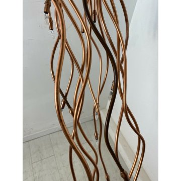 LAMPADARIO DESIGN MEDUSA METALSPOT BRACCI SOFFITTO PARETE HANGING LAMP VINTAGE