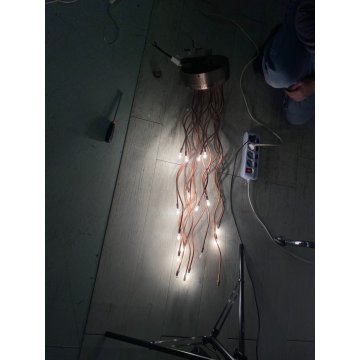 LAMPADARIO DESIGN MEDUSA METALSPOT BRACCI SOFFITTO PARETE HANGING LAMP VINTAGE