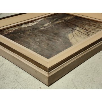 ANTICO QUADRO DIPINTO OLIO G. Cappa Legora PAESAGGIO Mattino d'inverno FERIOLO