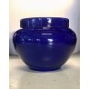 GRANDE VASO CERAMICA Revelli SCI LAVENO CHACHEPOT VINTAGE BLU COBALTO ø34cm '900