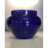 GRANDE VASO CERAMICA Revelli SCI LAVENO CHACHEPOT VINTAGE BLU COBALTO ø34cm '900