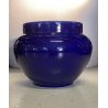 GRANDE VASO CERAMICA Revelli SCI LAVENO CHACHEPOT VINTAGE BLU COBALTO ø34cm '900