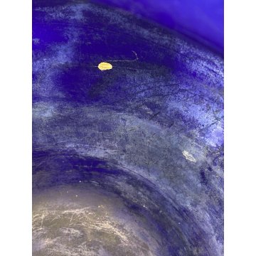 GRANDE VASO CERAMICA Revelli SCI LAVENO CHACHEPOT VINTAGE BLU COBALTO ø34cm '900