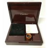 CARTIER KIT GIOIELLIERE OROLOGIAIO LEGNO MOGANO LACCATO LENTE MONOCOLO VINTAGE